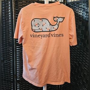 Vineyard Vines Womens Pink Whale Tee